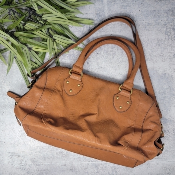 Gal | Tan Handbag with Lots of Compartments Adjustable Shoulder Strap - Picture 1 of 8